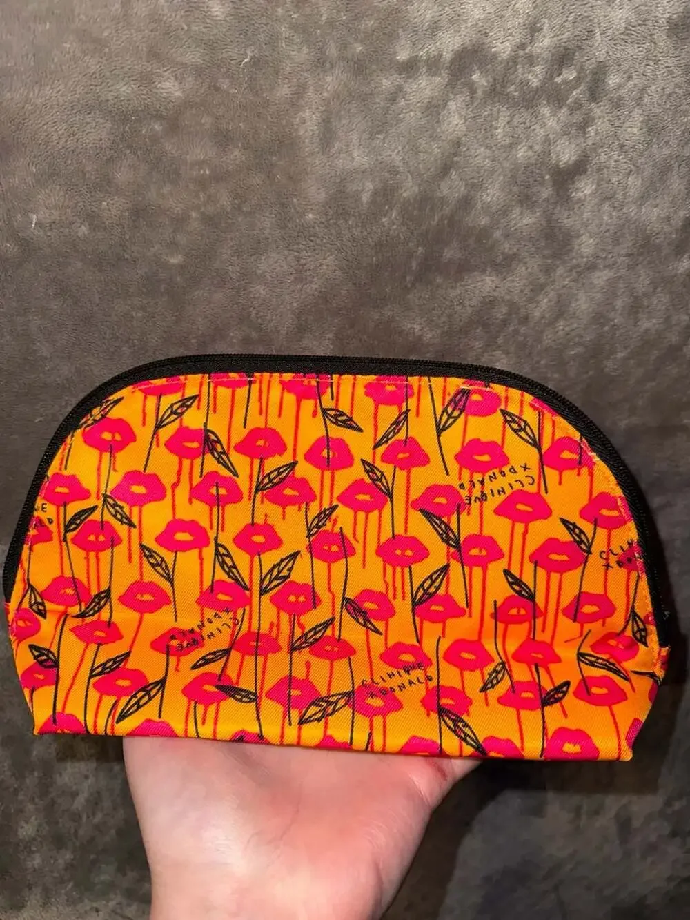 Clinique x Donald Robertson Limited Edition Cosmetic Travel Bag